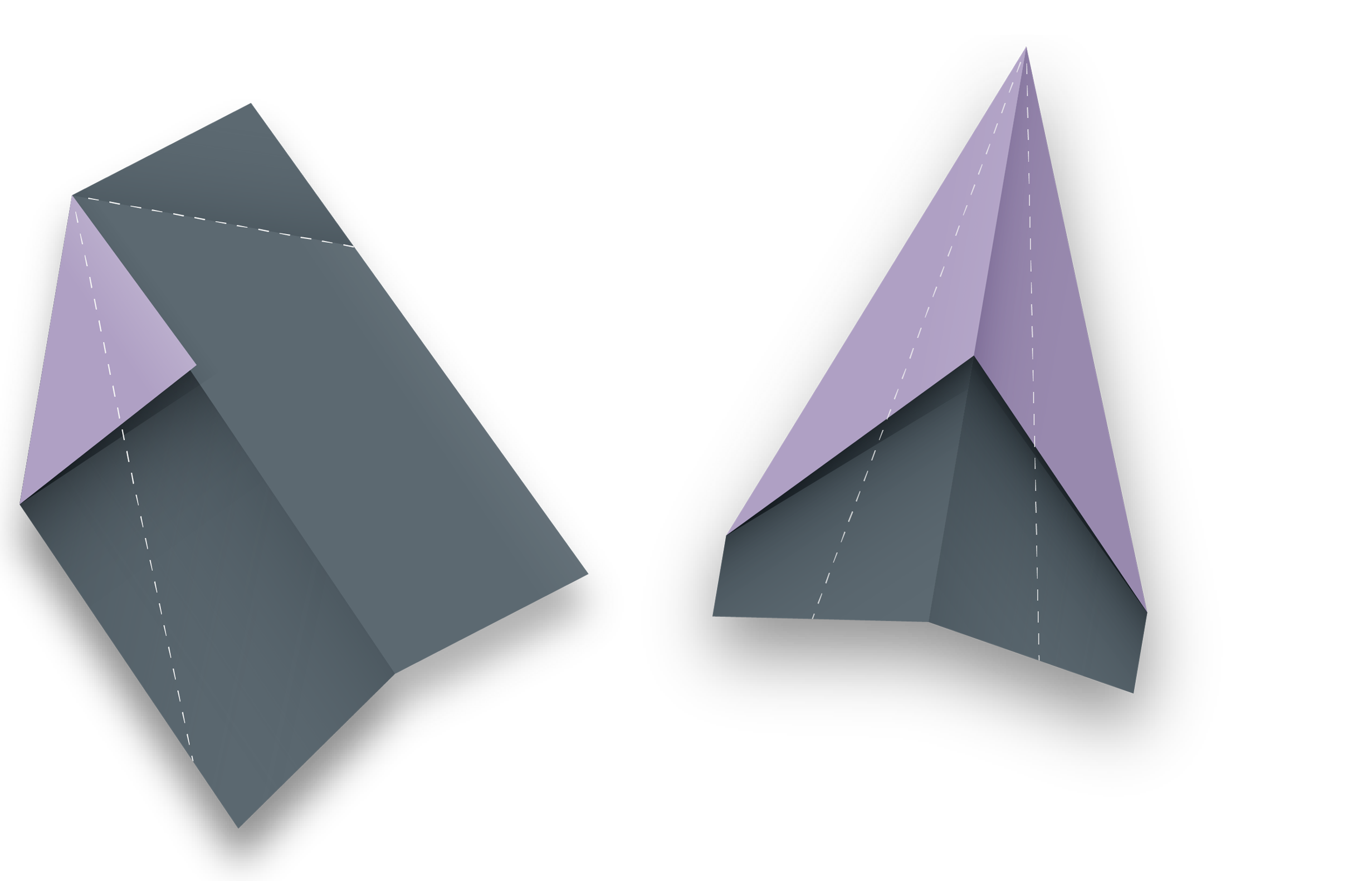 Content Creation Image of a paper airplane being folded