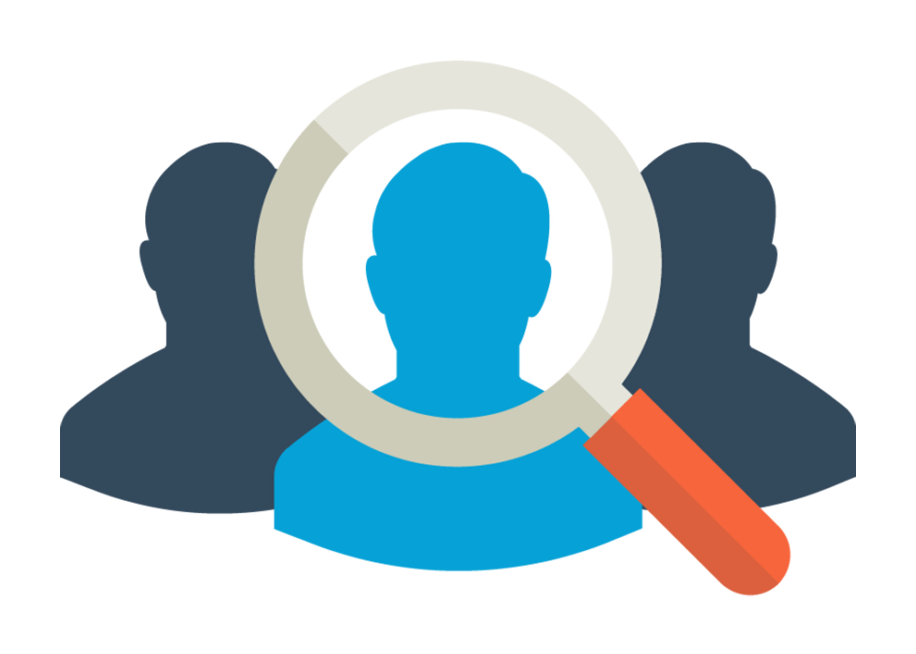 Focus on audience icon