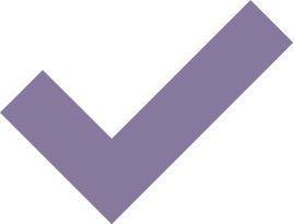 Purple checkmark